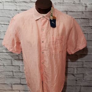 Tommy Bahama Mens Short Sleeve Button up Shirt